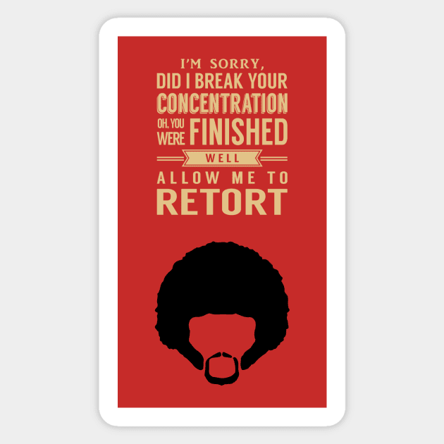 Pulp Fiction Jules Quote Movie Silhouette Sticker by Rebus28